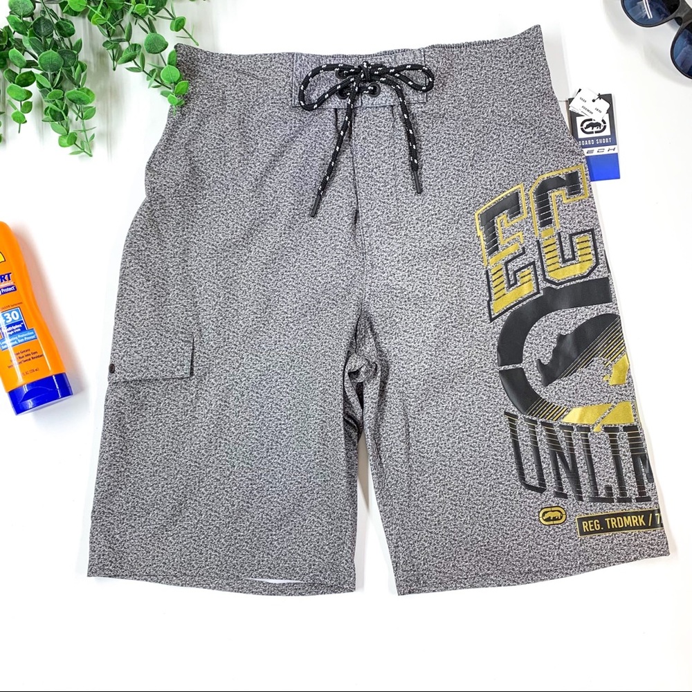 Ecko Unltd. Board Shorts Tech Performance Rhino